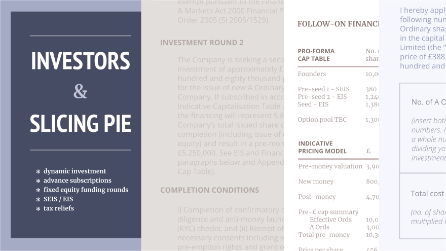 Investors & Slicing Pie